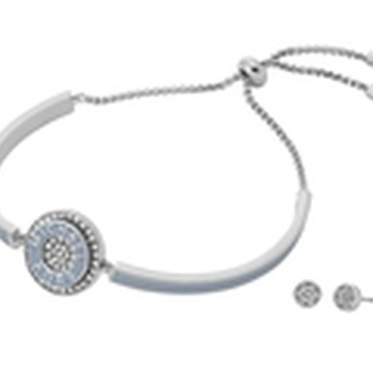Conjunto Pulsera y Pendientes Michael Kors Fashion Plateado - 4