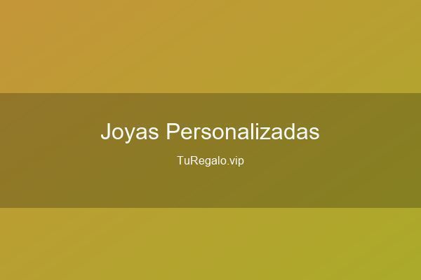 Mejores Joyas Personalizadas