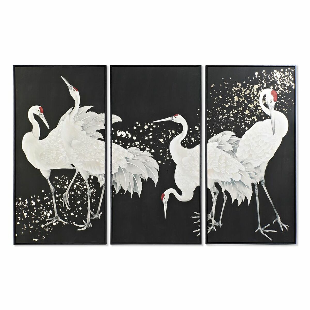 Lienzo DKD Home Decor Poliestireno Lienzo 210 x 4 x 140 cm (3 Piezas)