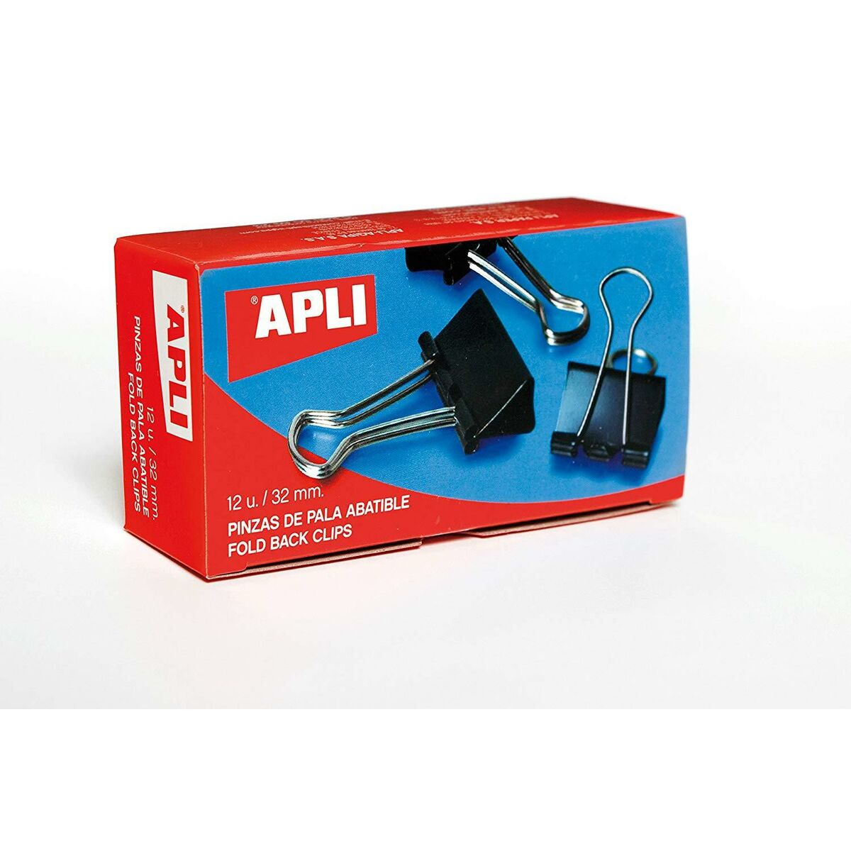 Pinzas Apli Negro Plateado 51 mm (36 Unidades) - 2