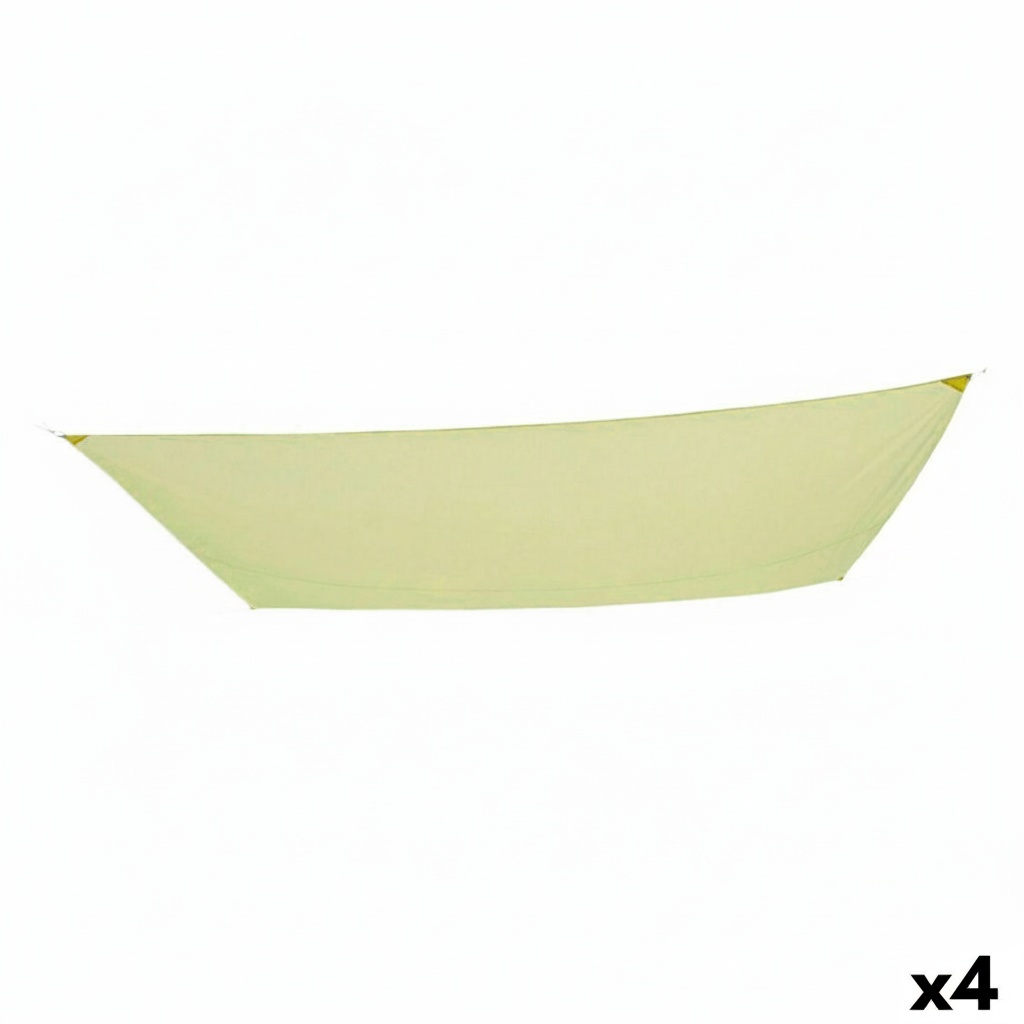 Velas de sombra Aktive Triangular Crema 300 x 400 cm (4 Unidades) - 5